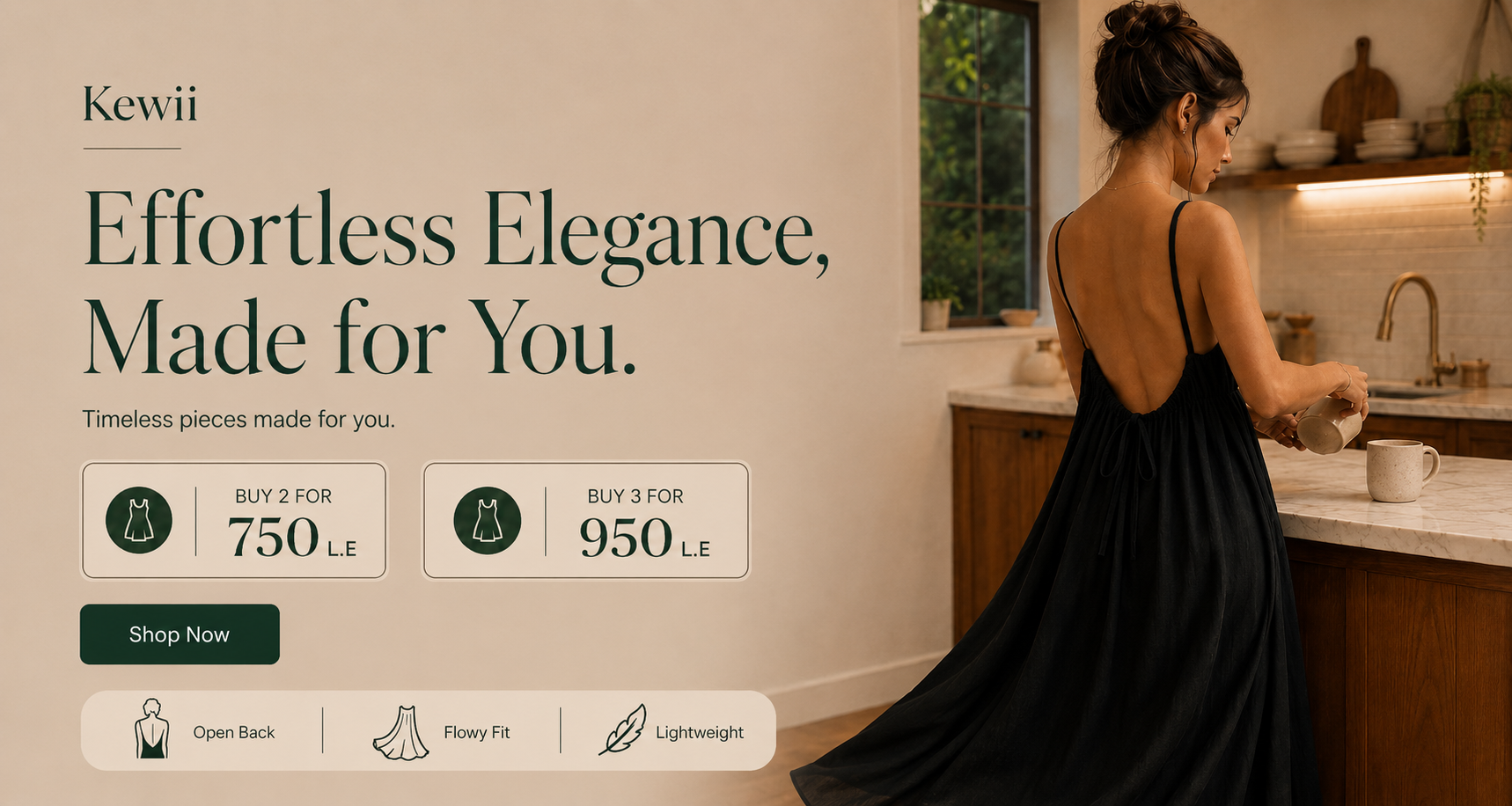 Long Backless Dress
