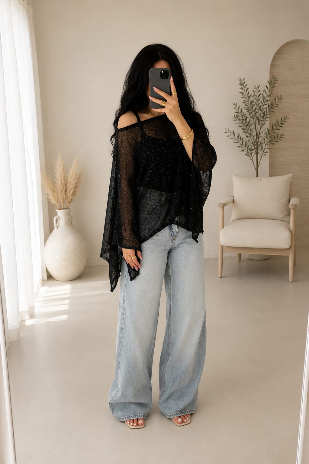 Shimmer Poncho ✨ | بونشو شيمر